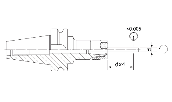 BT-SKA/M High Speed Collet Chuck