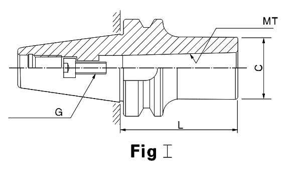 BT-MTB Mose taper adapter B type
