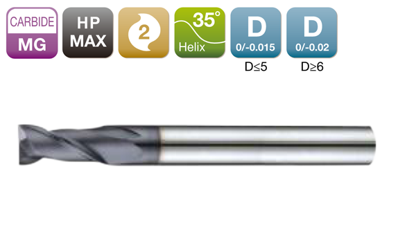 HPEL235二刃加长柄平底铣刀