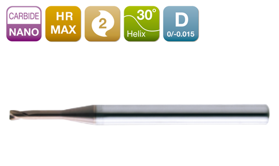 HRE230二刃深沟平底铣⼑